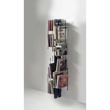 Libreria da parete a colonna in legno Zia Veronica 2