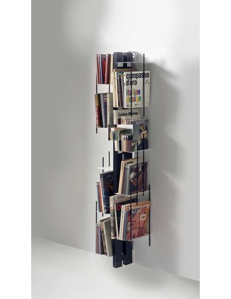 Libreria da parete a colonna in legno Zia Veronica