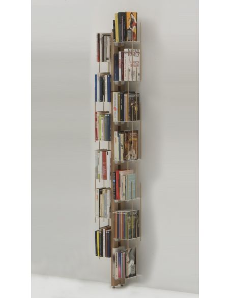 Libreria da parete a colonna in legno Zia Veronica