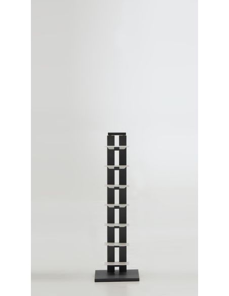 Libreria a colonna autoportante in legno massello Zia Ortensia