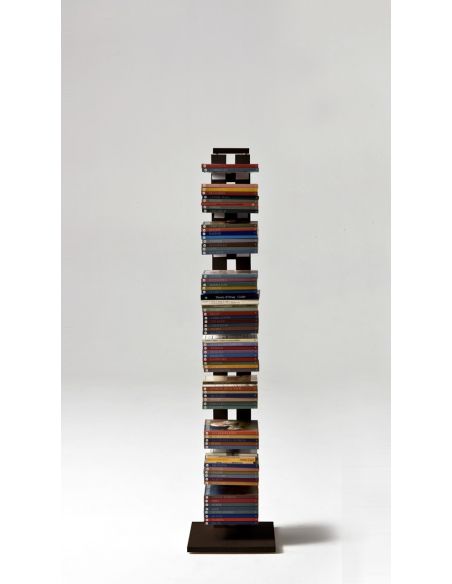 Libreria a colonna autoportante in legno massello Zia Ortensia