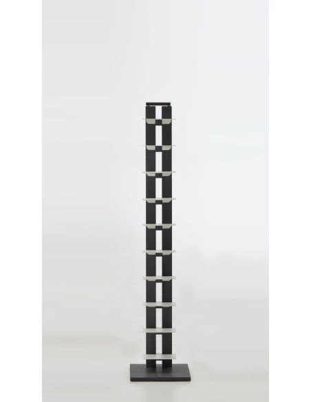 Libreria a colonna autoportante in legno massello Zia Ortensia