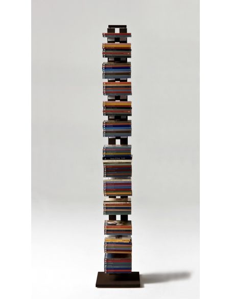 Libreria a colonna autoportante in legno massello Zia Ortensia