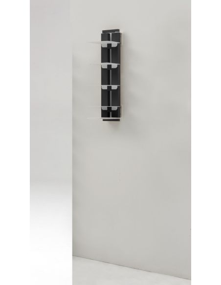 Libreria sospesa a muro in legno massello 66 | 112 cm Zia Ortensia