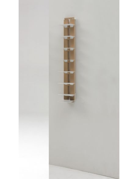 Libreria sospesa a muro in legno massello 66 | 112 cm Zia Ortensia