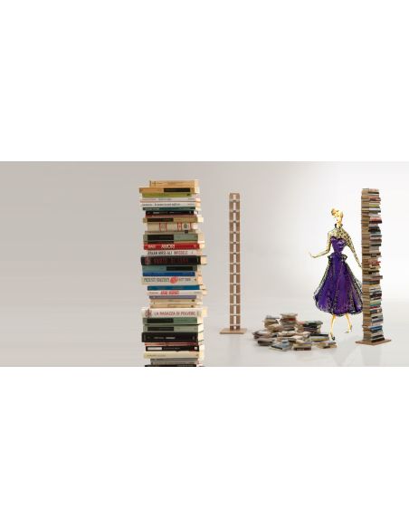 Libreria sospesa a muro in legno massello 66 | 112 cm Zia Ortensia