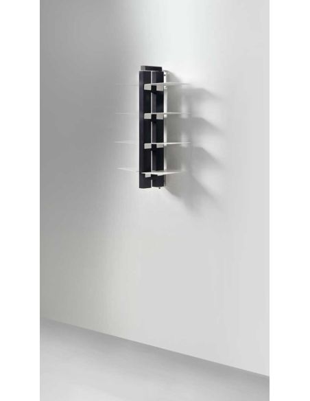 Libreria sospesa a parete salvaspazio in legno 60 | 105 cm ZiaBice