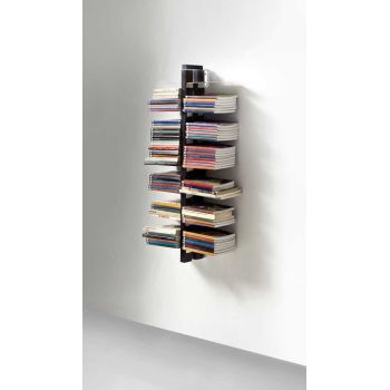 Libreria sospesa a parete salvaspazio in legno 60 | 105 cm ZiaBice 2
