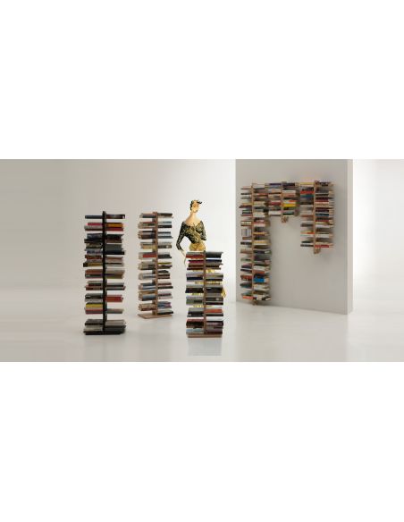 Libreria sospesa a parete salvaspazio in legno 60 | 105 cm ZiaBice Libreria sospesa a parete salvaspazio in legno 60 | 105 cm ZiaBice