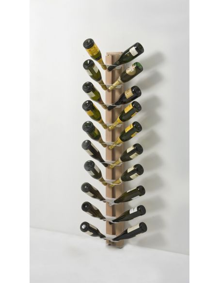 Portabottiglie vino da parete in legno massello Zia Gaia Mono Portabottiglie vino da parete in legno massello Zia Gaia Mono