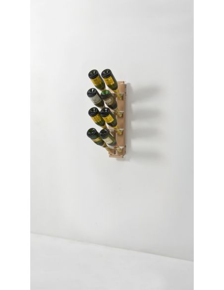 Portabottiglie vino in legno da parete Zia Gaia Mono