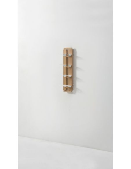 Portabottiglie vino in legno da parete Zia Gaia Mono