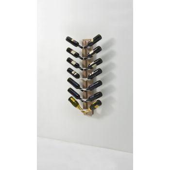 Portabottiglie vino in legno da parete Zia Gaia Mono 2