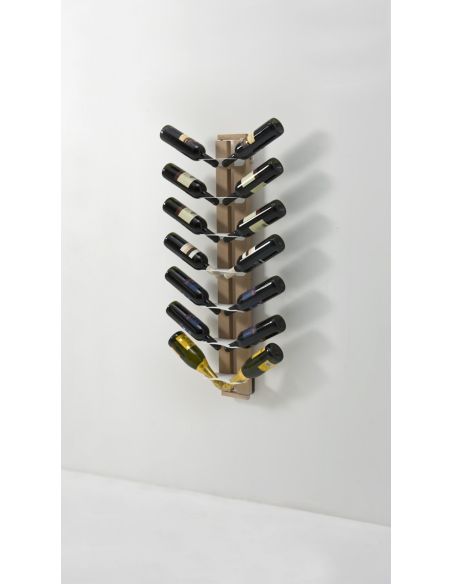 Portabottiglie vino in legno da parete Zia Gaia Mono