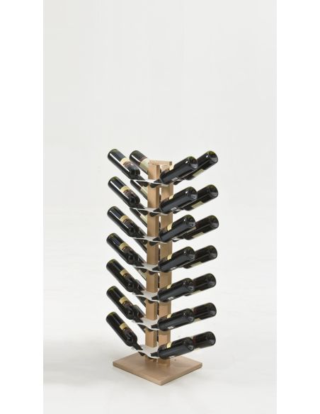 Portabottiglie vino design in legno per 16|28|40 bottiglie Zia Gaia