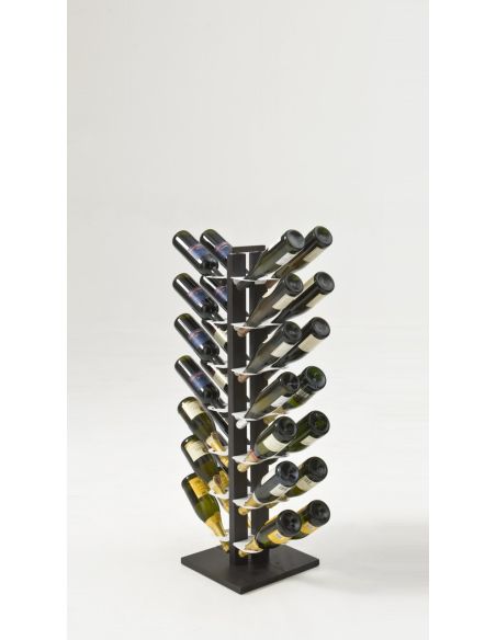 Portabottiglie vino design in legno per 16|28|40 bottiglie Zia Gaia