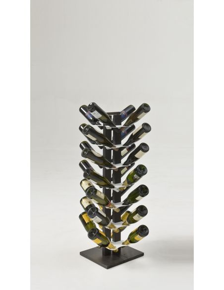 Portabottiglie vino design in legno per 16|28|40 bottiglie Zia Gaia