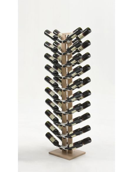 Portabottiglie vino design in legno per 16|28|40 bottiglie Zia Gaia
