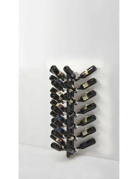 Portabottiglia da parete in legno per 28/40 bottiglie vino Zia Gaia