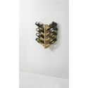Portabottiglie vino da parete design in legno Zia Gaia Bifacciale