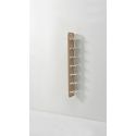 Portabottiglie vino da parete design in legno Zia Gaia Bifacciale