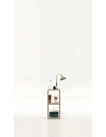 Libreria scaffale componibile in legno per arredo negozi Zia Babele Le Torri