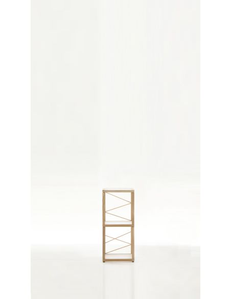 Libreria scaffale componibile in legno per arredo negozi Zia Babele Le Torri