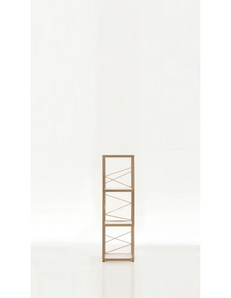 Libreria scaffale componibile in legno per arredo negozi Zia Babele Le Torri