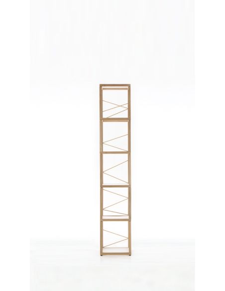 Libreria scaffale componibile in legno per arredo negozi Zia Babele Le Torri