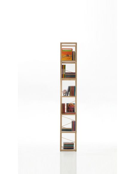 Libreria scaffale componibile in legno per arredo negozi Zia Babele Le Torri