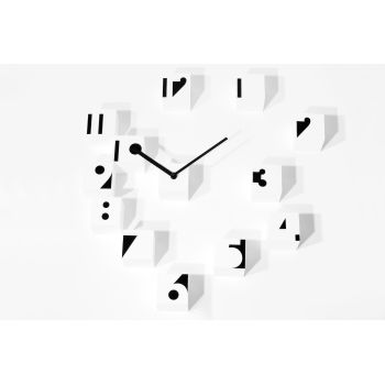 Orologio a parete a cubetti design moderno RND_Time 2