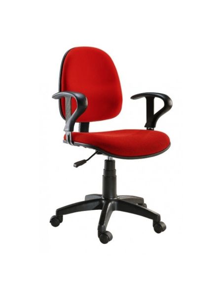 Sedia per ufficio operativa su ruote con schienale regolabile Easy