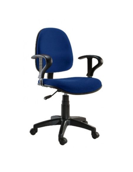 Sedia per ufficio operativa su ruote con schienale regolabile Easy