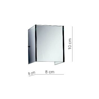 Lampada da parete moderna a LED in vetro extra-chiaro Compact 2