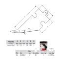 8 mensole moderne in acciaio da parete Puzzle