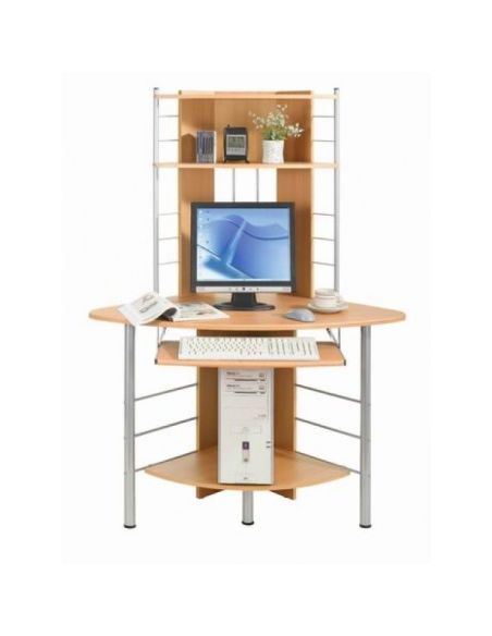 Scrivania angolare porta PC e stampante per casa o ufficio Angle