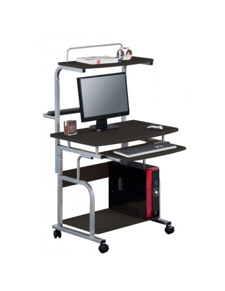 Scrivania porta PC con ruote e porta stampante Kompy Scrivania porta PC con ruote e porta stampante Kompy