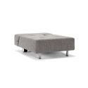 Poltrona con ruote trasformabile in pouff o penisola letto Longhorn