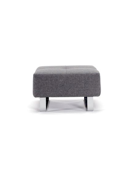 Pouff imbottito Supremax Deluxe - 563 Twist Charcoal Pouff imbottito Supremax Deluxe - 563 Twist Charcoal