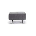 Pouff imbottito Supremax Deluxe - 563 Twist Charcoal