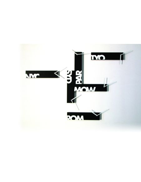 Orologio da muro design moderno in 6 pezzi componibili Souvenir 6