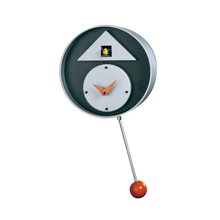 Orologio a pendolo con cucu in legno e alluminio Auckland