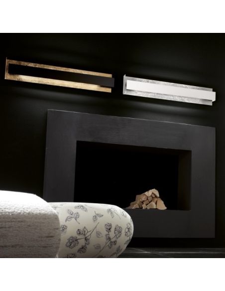 Lampada da parete design moderno in acciaio 75 cm Tao D703