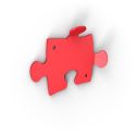 10 appendiabiti da parete moderni per ingresso in acciaio Puzzle