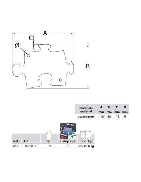 10 appendiabiti da parete moderni per ingresso in acciaio Puzzle