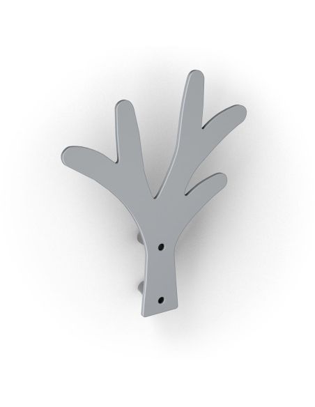 10 appendiabiti da parete a forma di albero in acciaio Alber 10 appendiabiti da parete a forma di albero in acciaio Alber