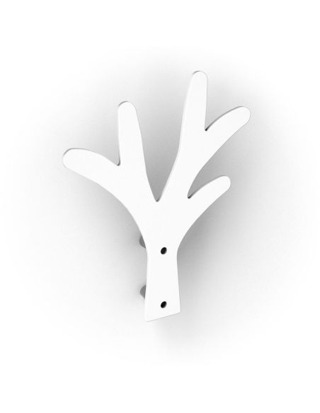 10 appendiabiti da parete a forma di albero in acciaio Alber 10 appendiabiti da parete a forma di albero in acciaio Alber