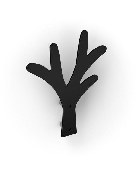 10 appendiabiti da parete a forma di albero in acciaio Alber