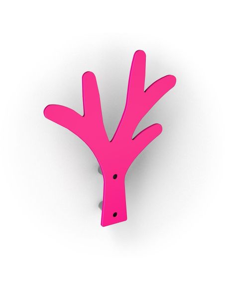 10 appendiabiti da parete a forma di albero in acciaio Alber