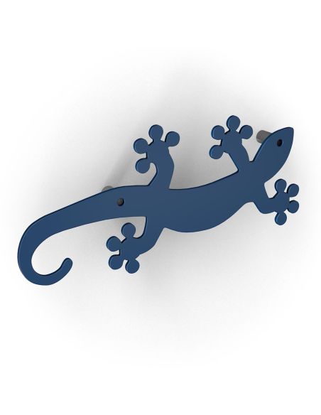 10 appendiabiti a muro in acciaio per cameretta Geko